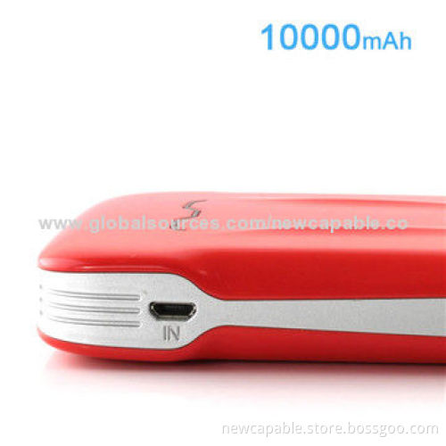 Racing car style power bank with 10,000mAh and dual USB output